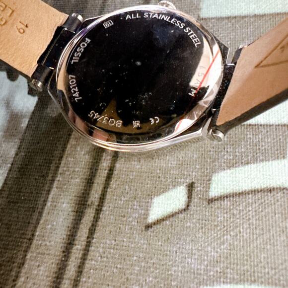 Fossil BQ3745 Ashtyn Three-Hand Date Black Leather Watch main image 7